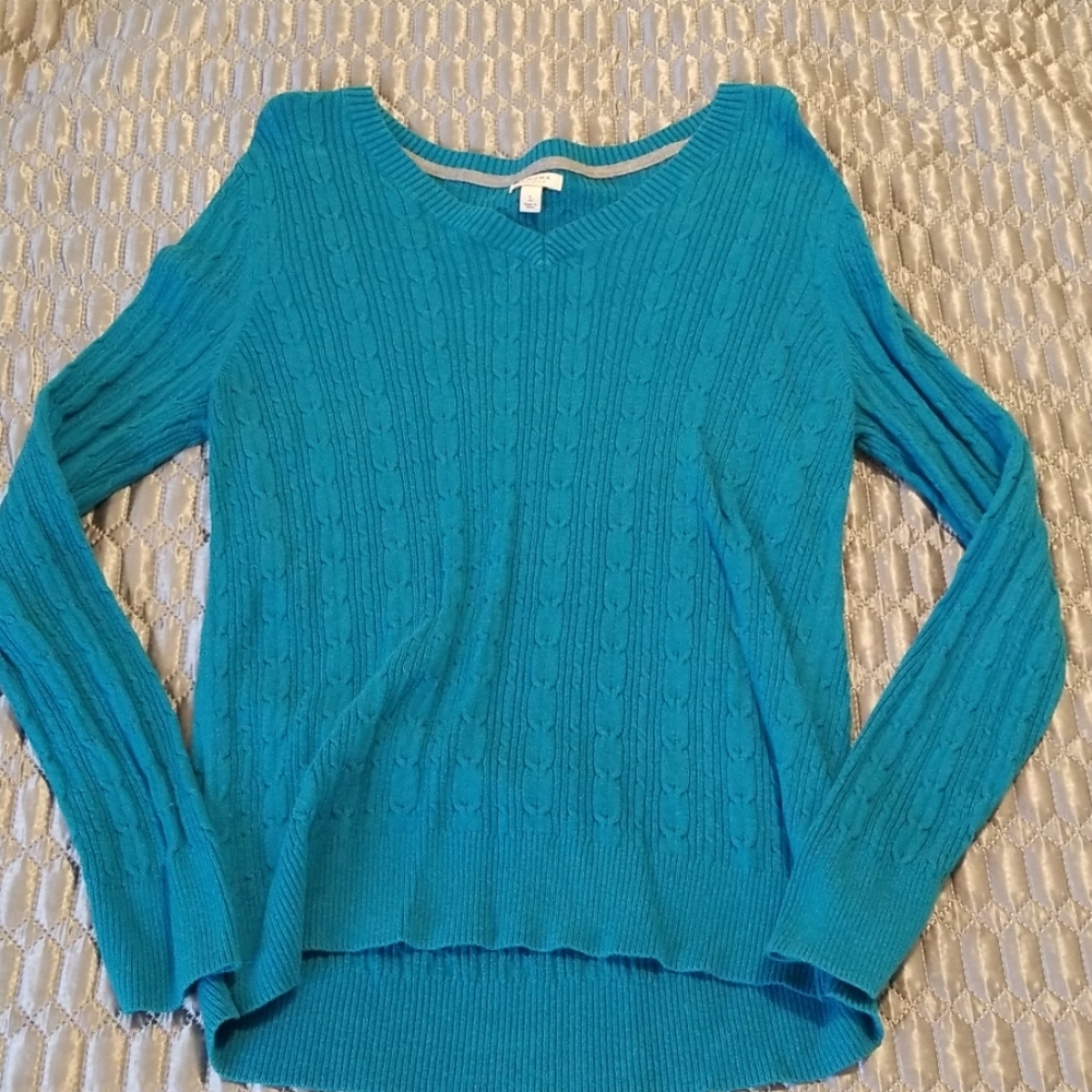 Turquoise sweater